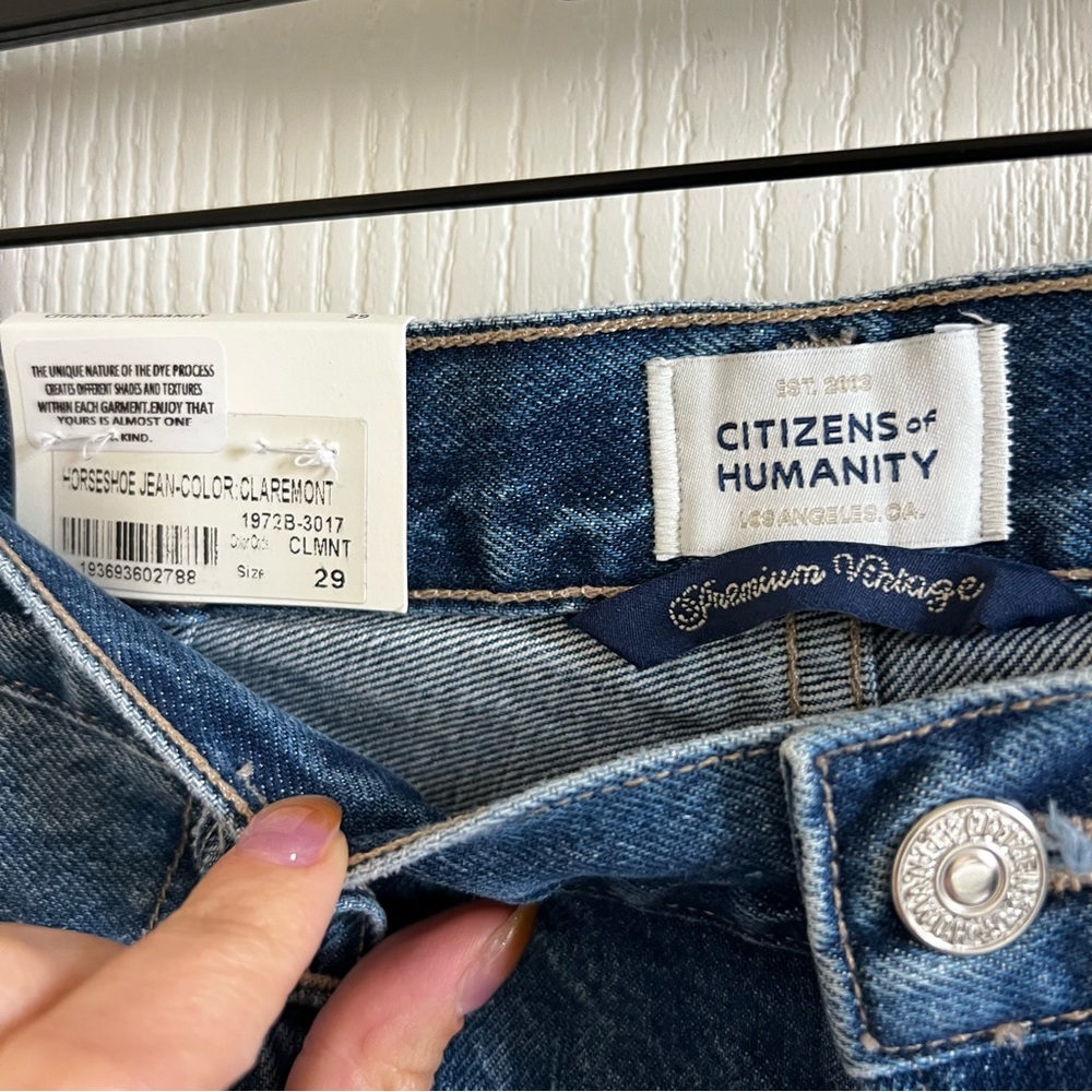 Citizens Of Humanity Blue Wide-Leg Jeans - Picture 8 of 8